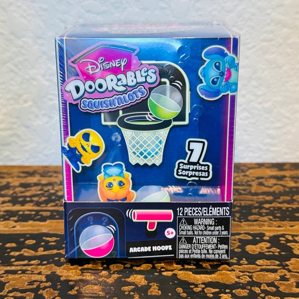 Disney Doorables Squish'Alots Arcade Hoopz Rainbow Unicorn Special Edition NIB